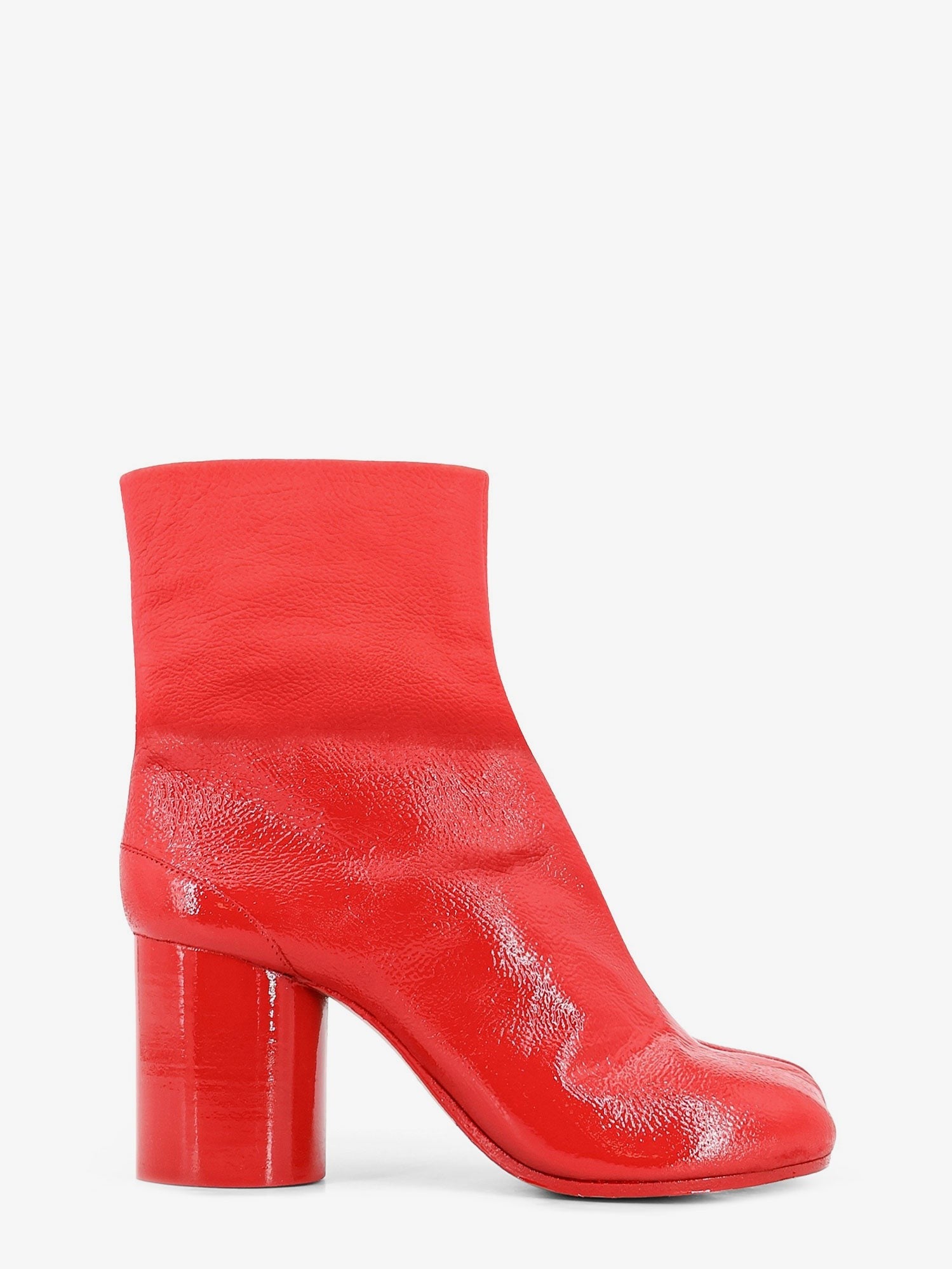 Maison Margiela Women's Leather Tabi Boots Brown