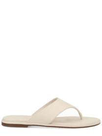 Aeyde Women's Leather Thong Sandal White