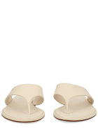 Aeyde Women's Leather Thong Sandal White, view 3