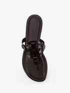 Tory Burch Women's Leather Thong Sandals Brown