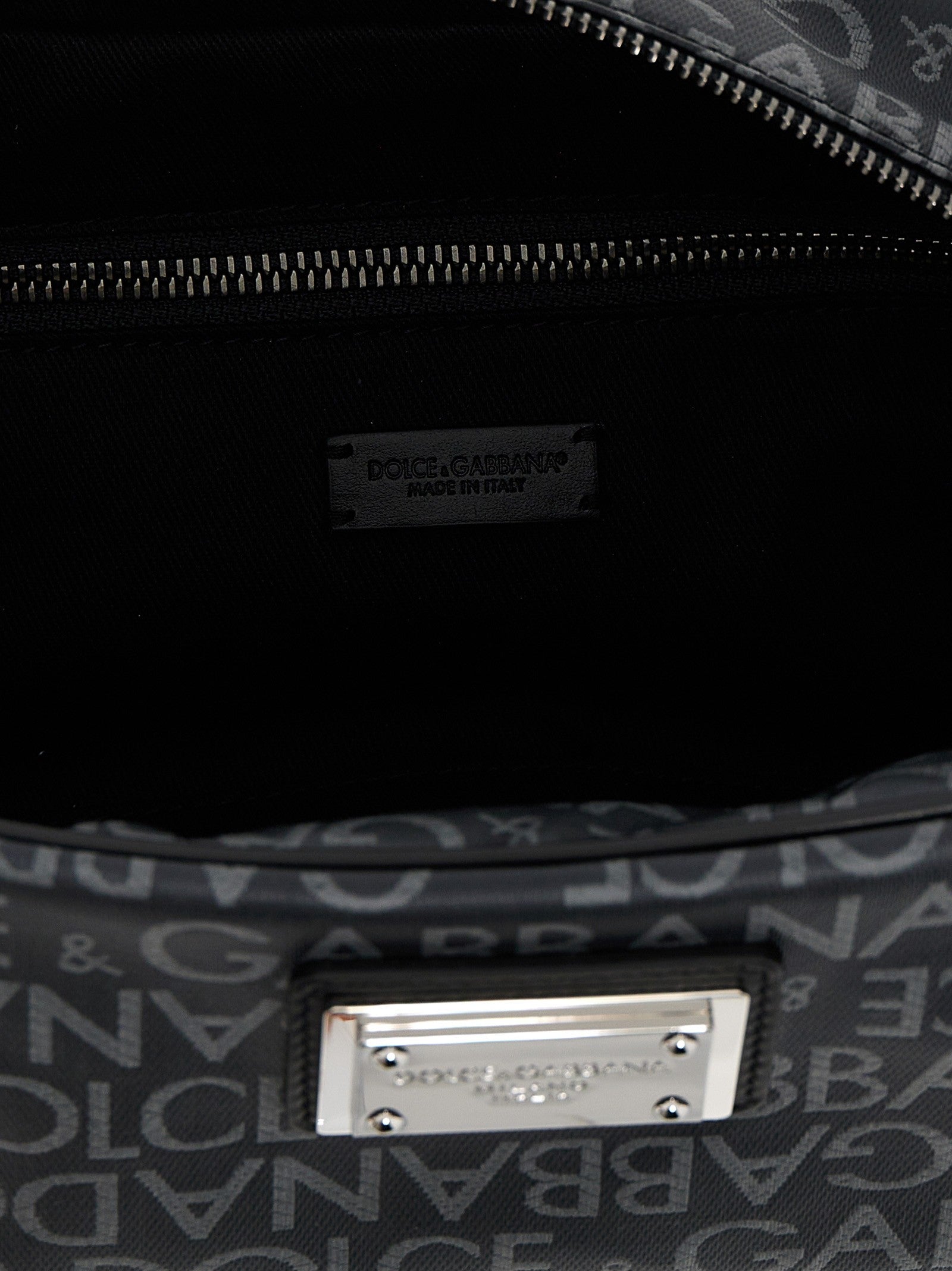 Dolce &amp; Gabbana Leather Toiletry Bag Black