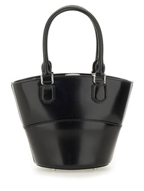 self-portrait Women's Leather Tote Bag Black