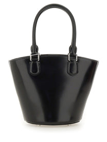 self-portrait Women's Leather Tote Bag Black self-portrait