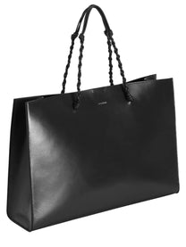 Jil Sander Women's Leather Tote Bag Black