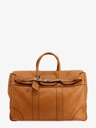 Brunello Cucinelli Men's Leather Travel Bag White