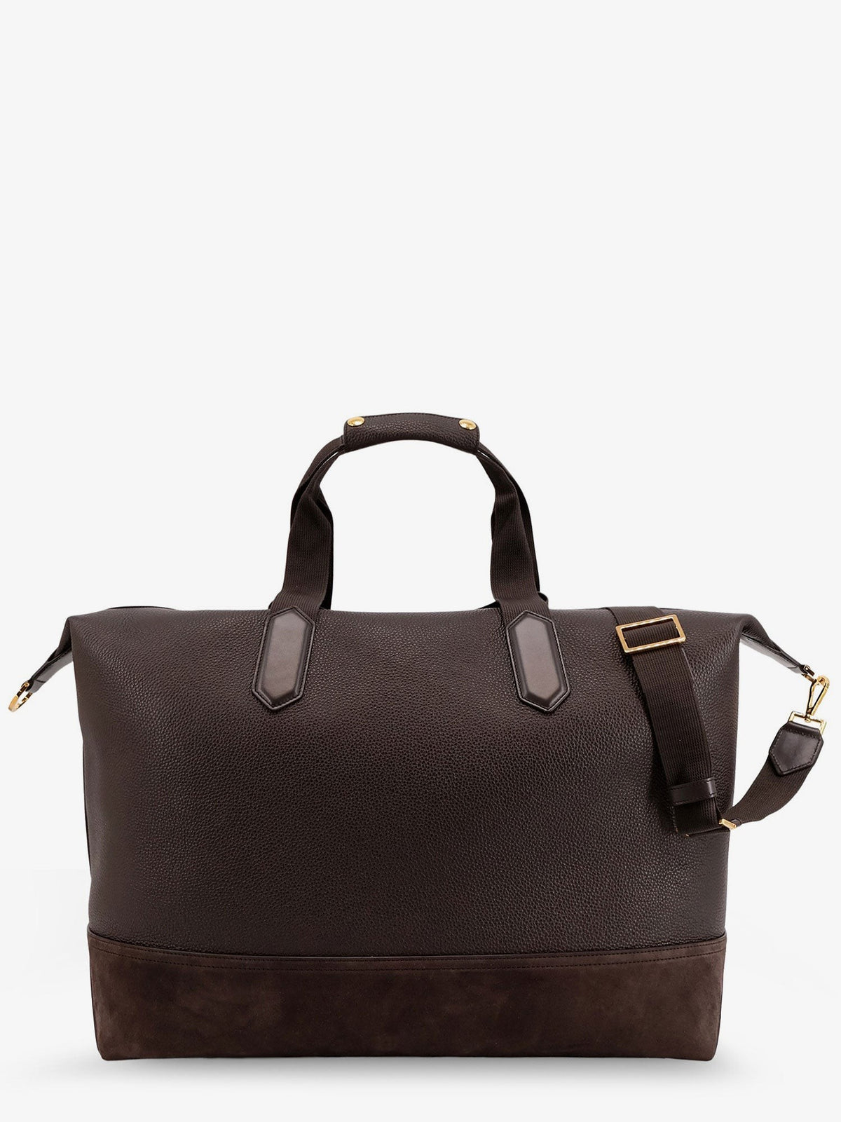 Tom Ford Men's Leather Travel Bag Brown, view 3