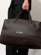 Tom Ford Men's Leather Travel Bag Brown, view 2