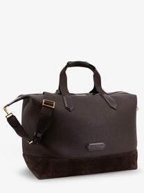 Tom Ford Men's Leather Travel Bag Brown