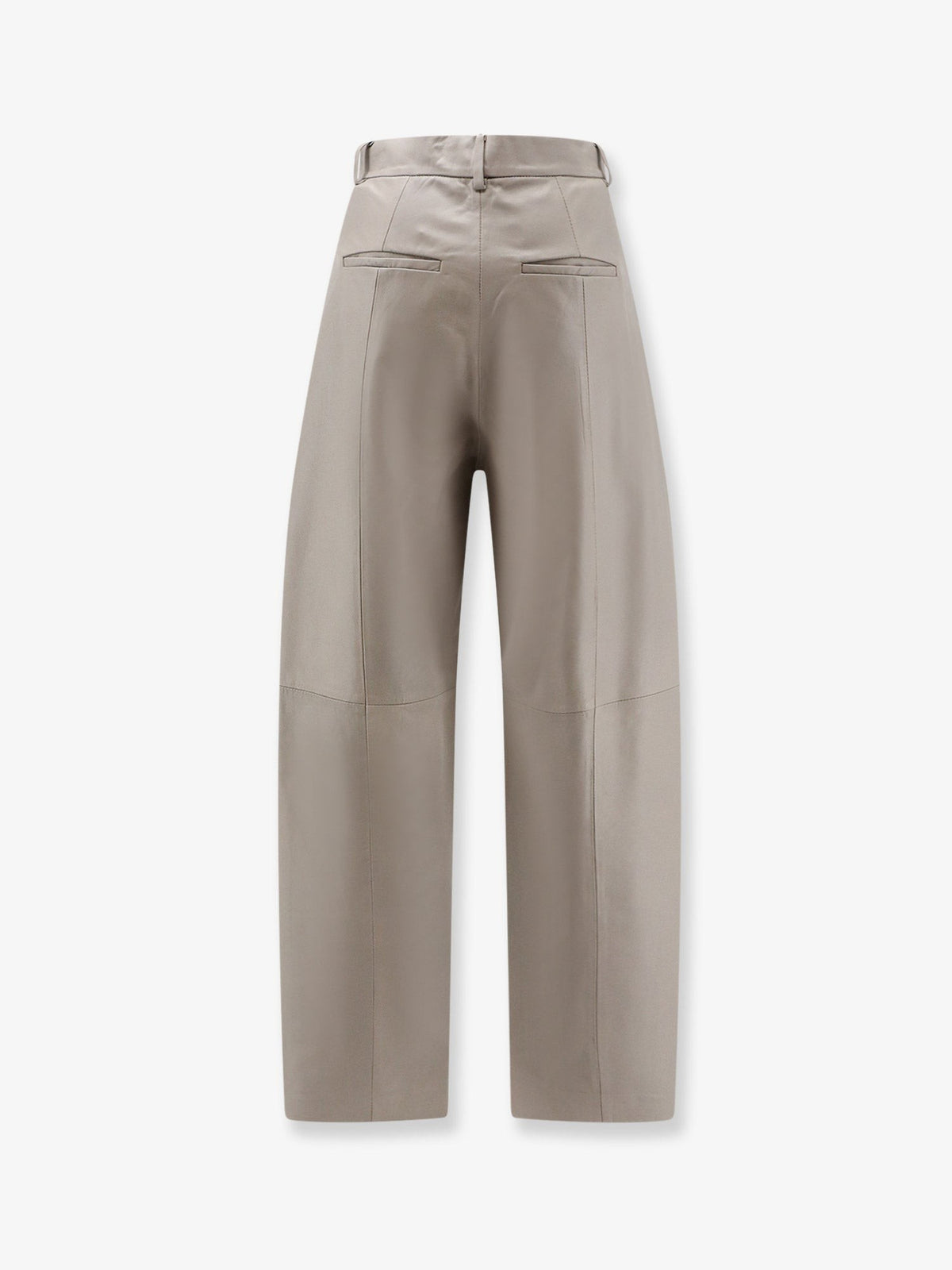 Alysi Women's Leather Trousers Grey, view 2