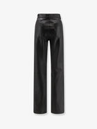 Alysi Women's Leather Trousers Brown, view 2