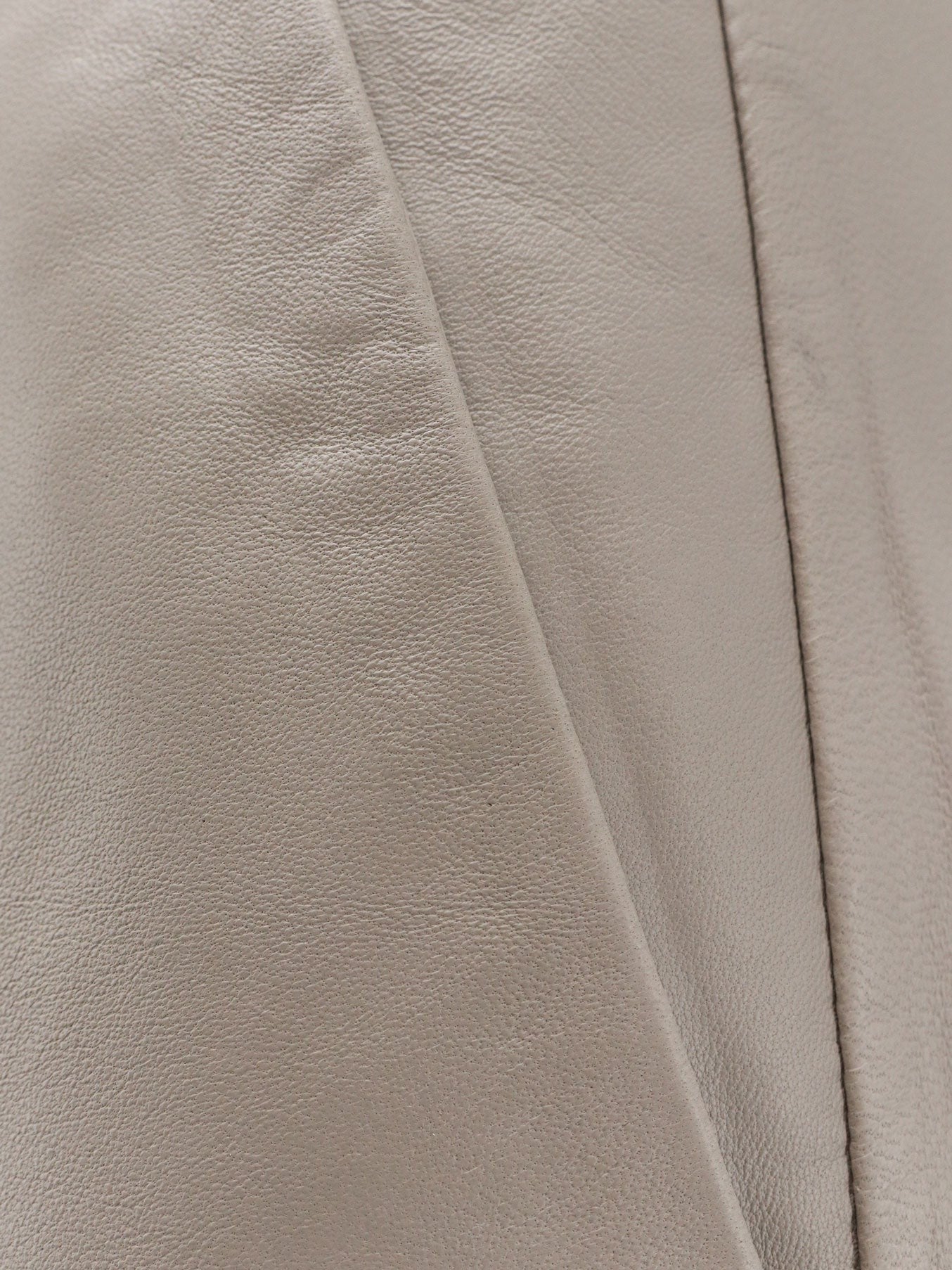 Alysi Women's Leather Trousers Grey