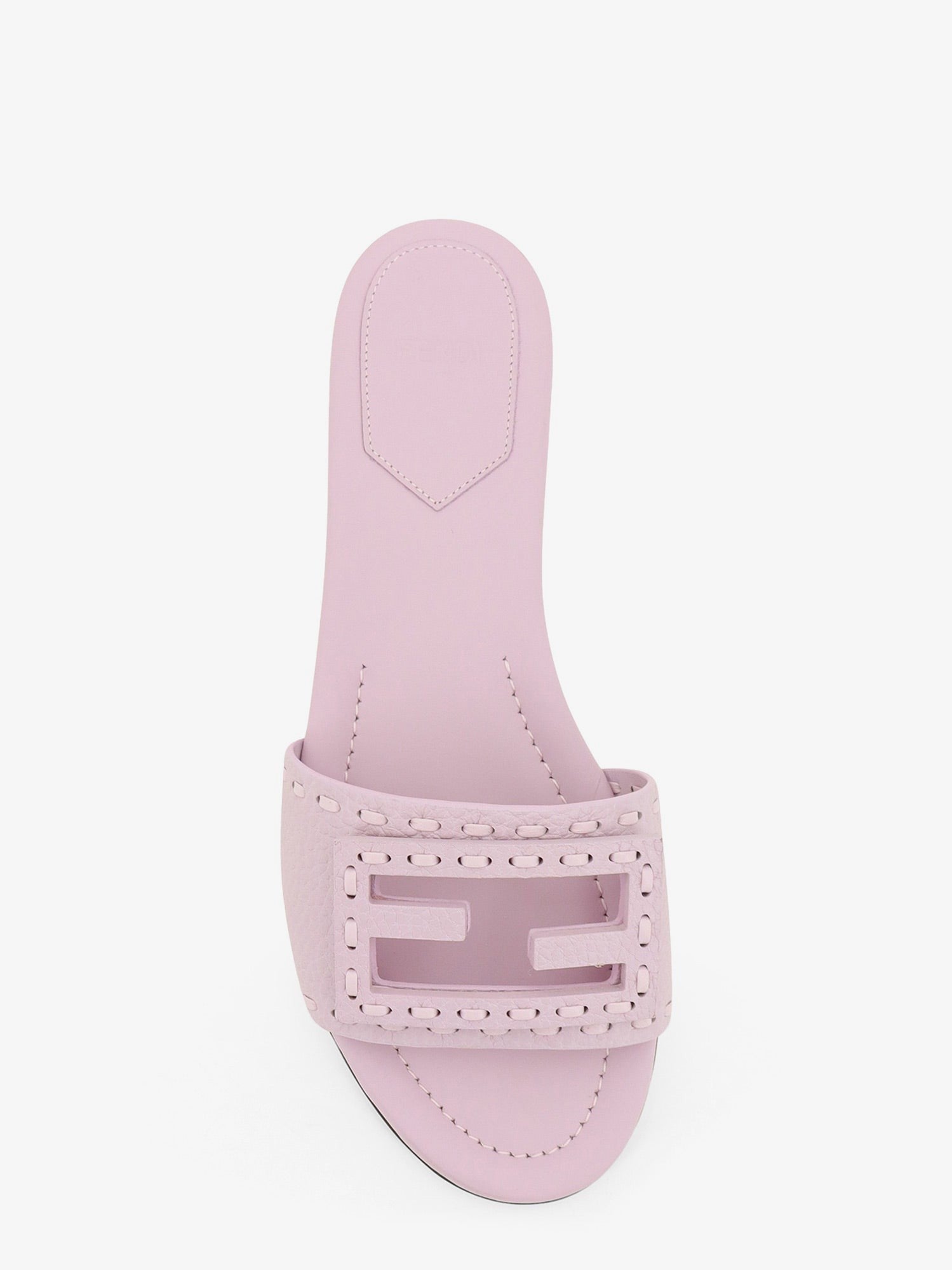 Fendi Women's Leather Tube Sandals ANEMONE