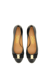 Ferragamo Women's Leather Vara Shoe Black
