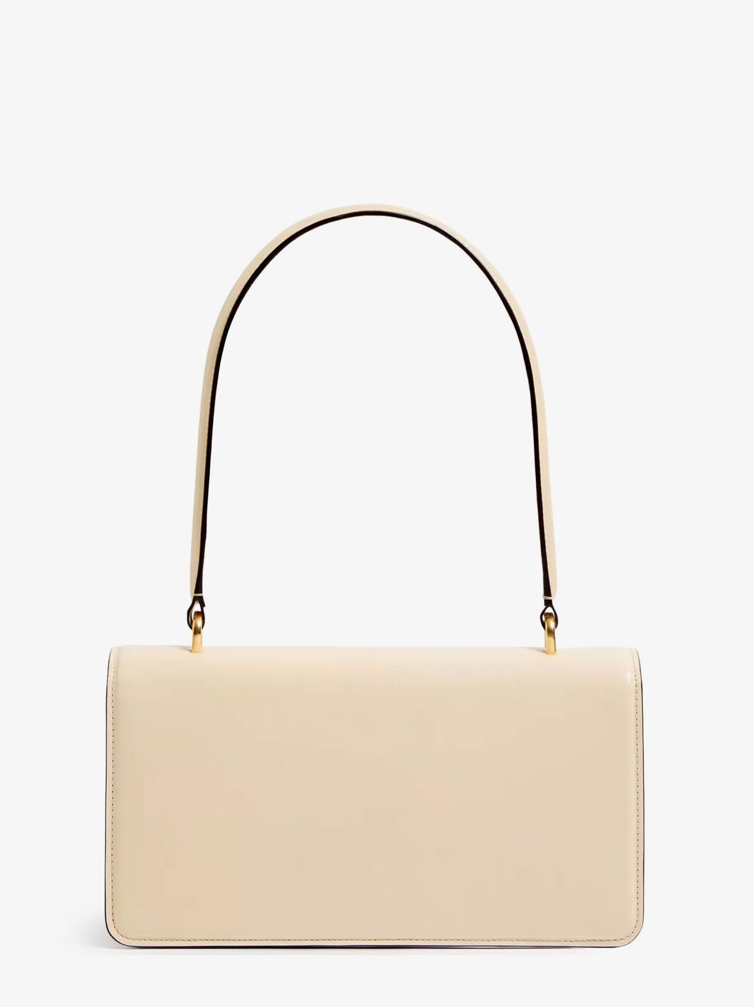 Valentino Women's Leather Vlogo Shoulder Bag White