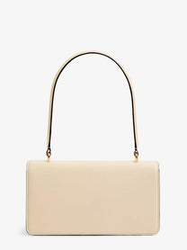 Valentino Women's Leather Vlogo Shoulder Bag White
