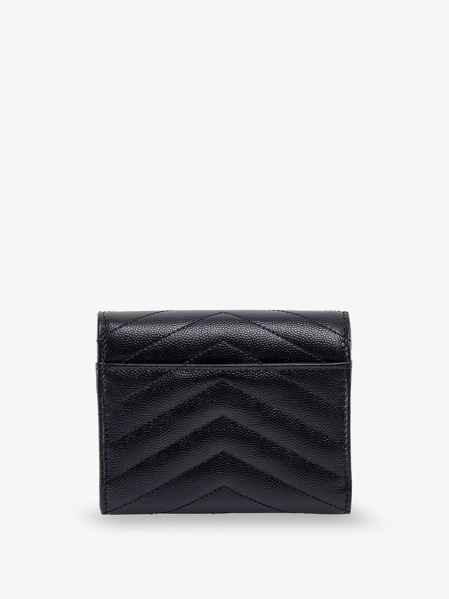 Saint Laurent Women's Leather Wallet Black