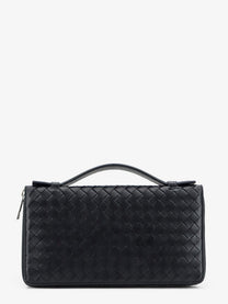 Bottega Veneta Men's Leather Wallet Black