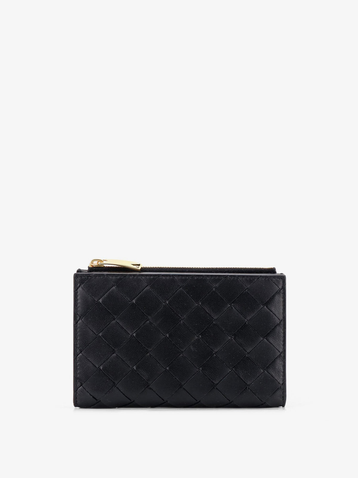 Bottega Veneta Women's Leather Wallet Black