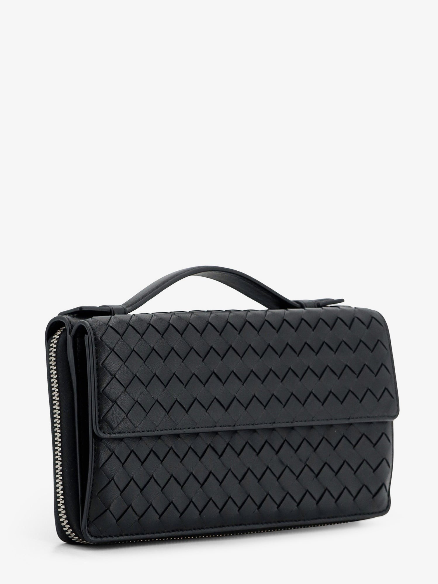 Bottega Veneta Men's Leather Wallet Black