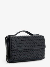 Bottega Veneta Men's Leather Wallet Black