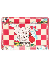 Kenzo Men's Leather Wallet Pink