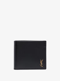 Saint Laurent Men's Leather Wallet Black