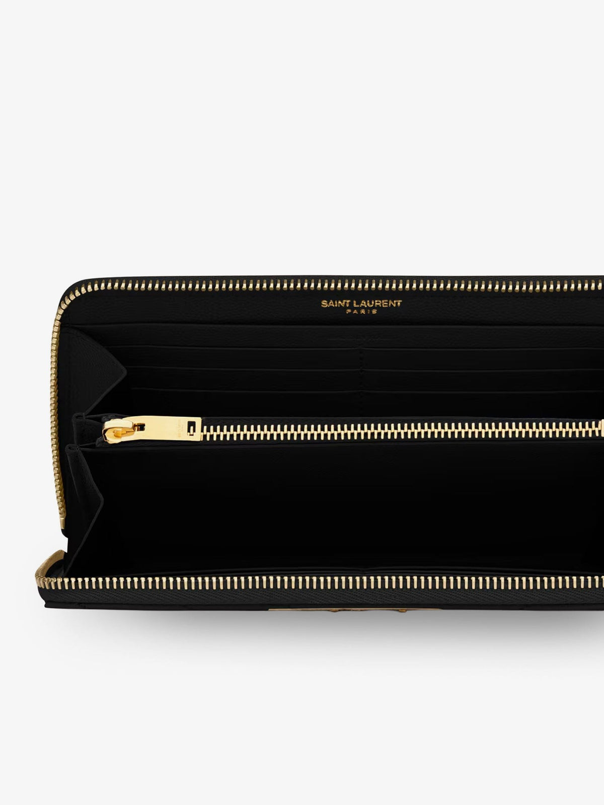 Saint Laurent Women's Leather Wallet Black