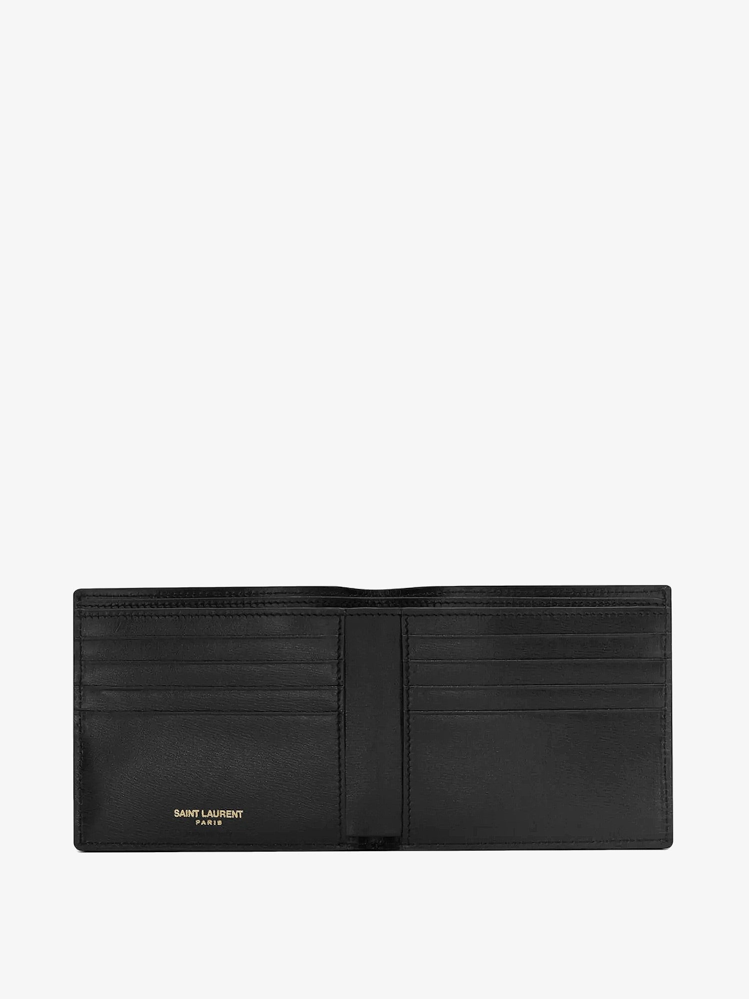 Saint Laurent Men's Leather Wallet Black