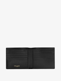 Saint Laurent Men's Leather Wallet Black