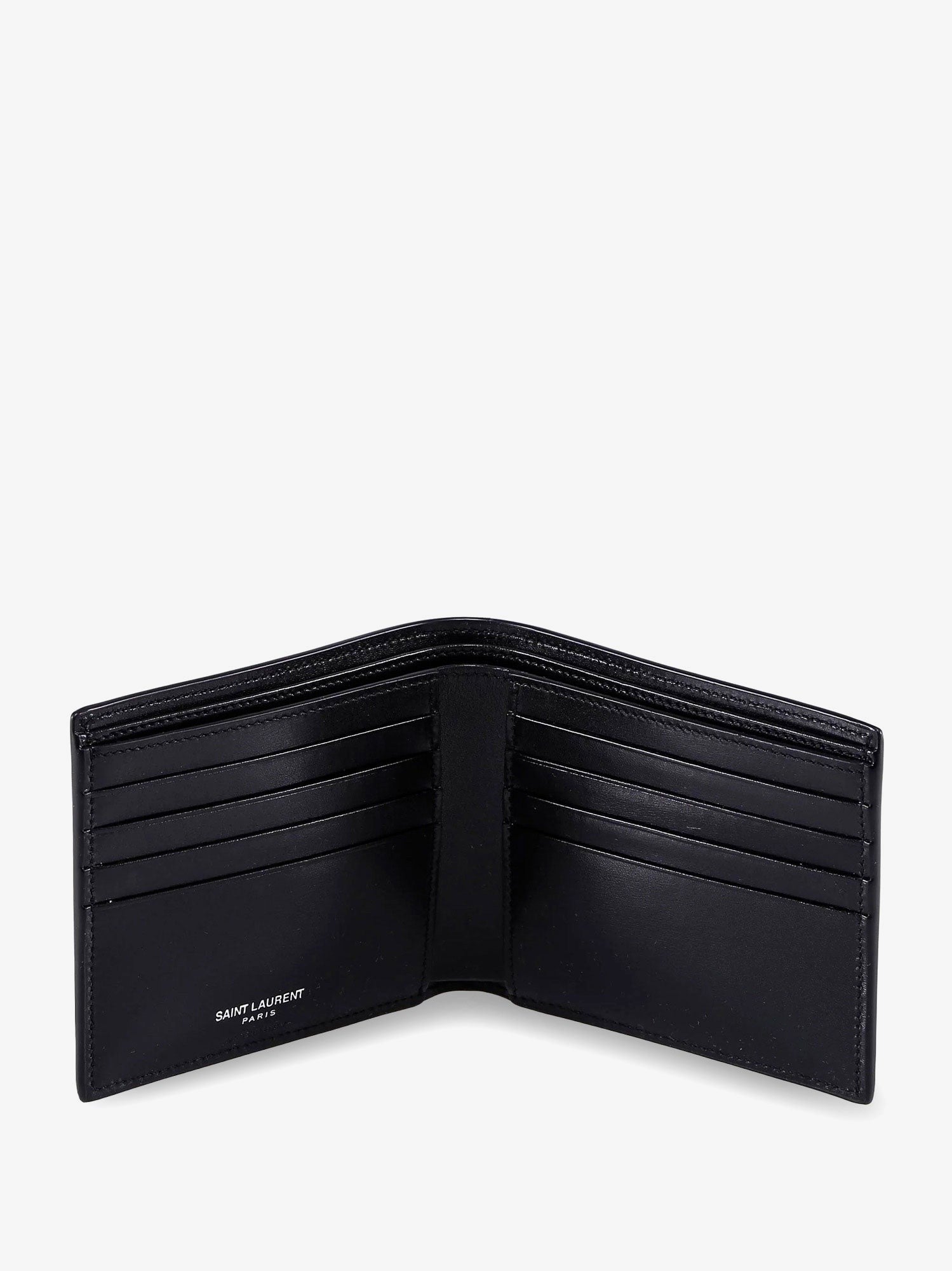 Saint Laurent Men's Leather Wallet Black