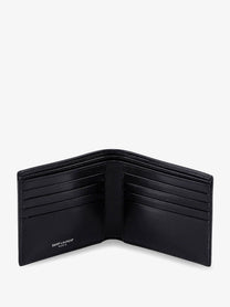 Saint Laurent Men's Leather Wallet Black