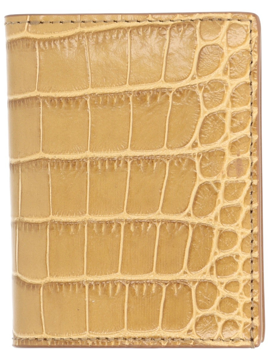 Tom Ford Men's Leather Wallet Yellow Tom Ford
