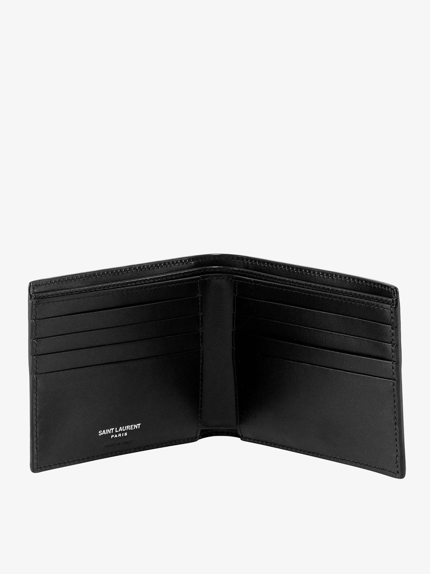 Saint Laurent Men's Leather Wallet Black