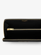 Saint Laurent Women's Leather Wallet Black, view 3
