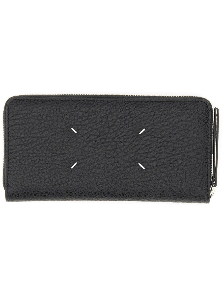 Maison Margiela Unisex Leather Wallet Black Maison Margiela
