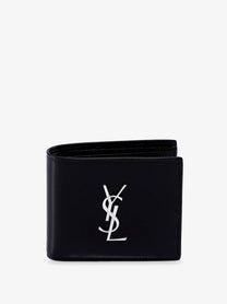 Saint Laurent Men's Leather Wallet Black