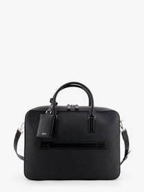 Tom Ford Men's Leather Work Bag Black