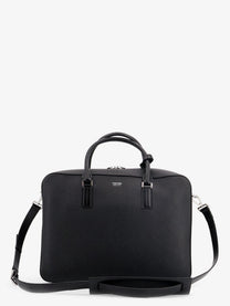 Tom Ford Men's Leather Work Bag Black