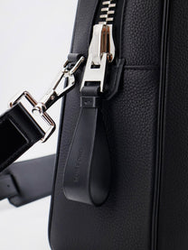 Tom Ford Men's Leather Work Bag Black