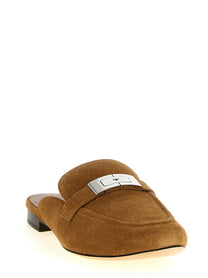 Tory Burch Leelee Mule Loafers Brown