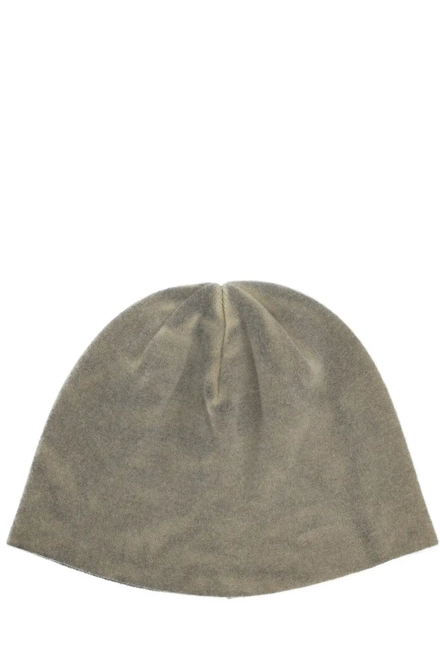 Our legacy men’s cap green soft olive green beanie made of textured fabric with subtle vertical stitching at the top
