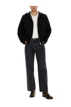 Our Legacy Men's Zip Wool Sweatshirt Black, view 2