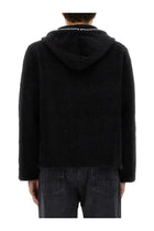 Our Legacy Men's Zip Wool Sweatshirt Black, view 3
