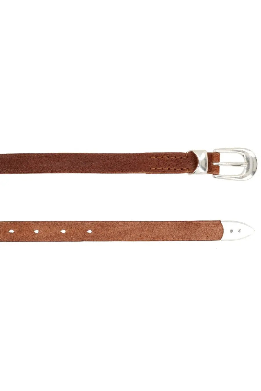 Our Legacy Men's Leather Belt Brown, view 2