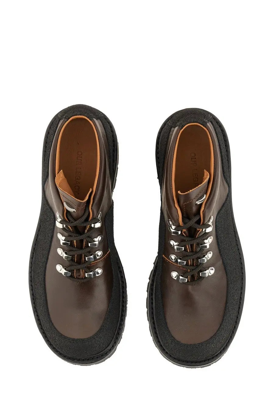 Our Legacy Men's Leather Quest Shoe Brown, view 5