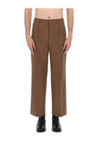 Our Legacy Men's Pleated Tailored Trousers Brown, view 6