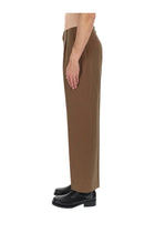 Our Legacy Men's Pleated Tailored Trousers Brown, view 4