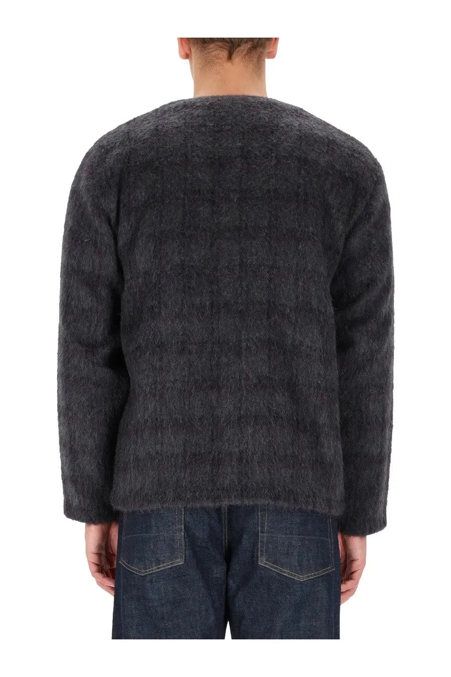 Our Legacy Men's Wool Blend Cardigan Grey, view 4