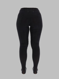 Maison Margiela Women's Leggings in Cupro Black