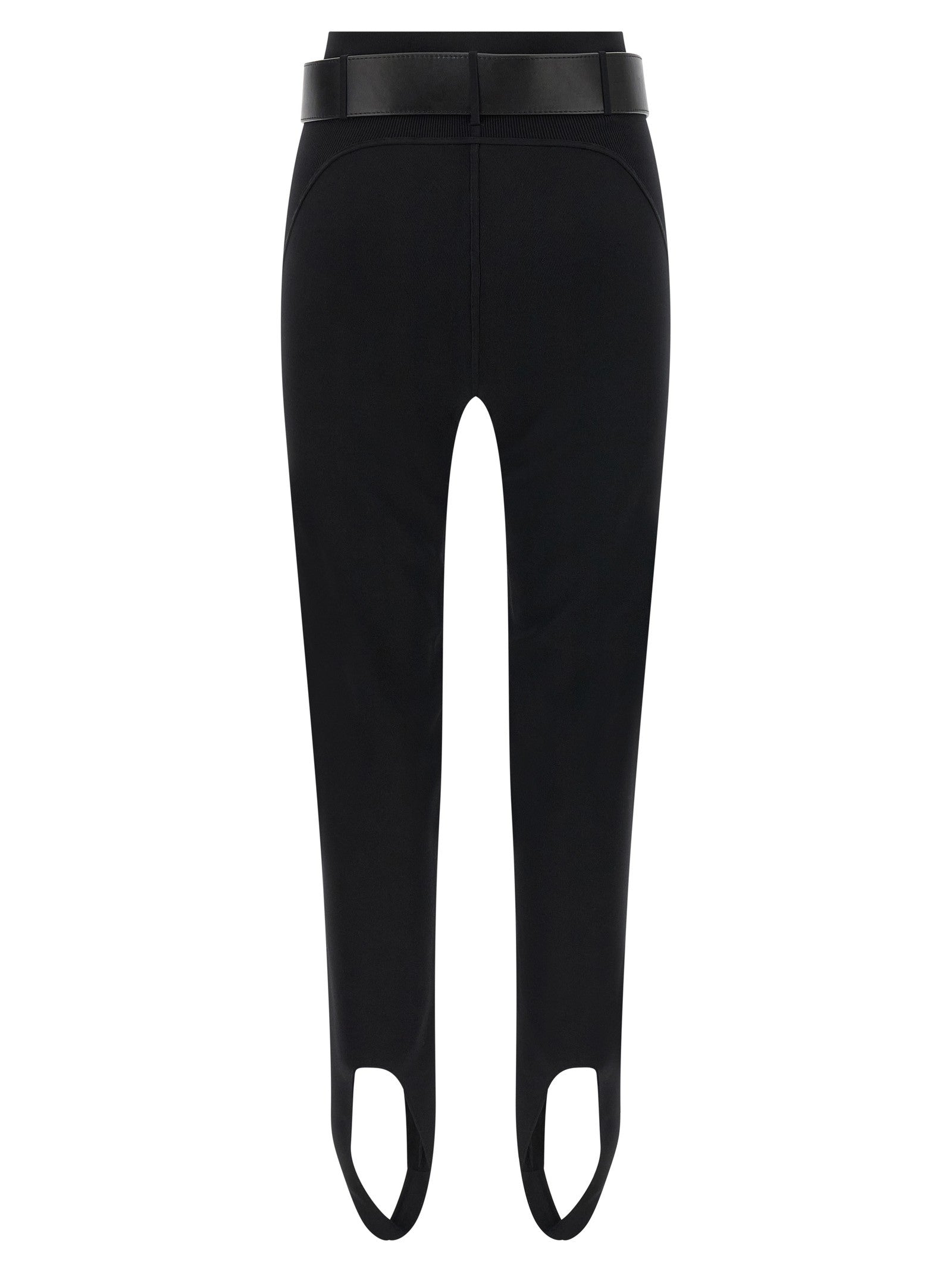 self-portrait Women's Stretch Viscose Blend Leggings Black